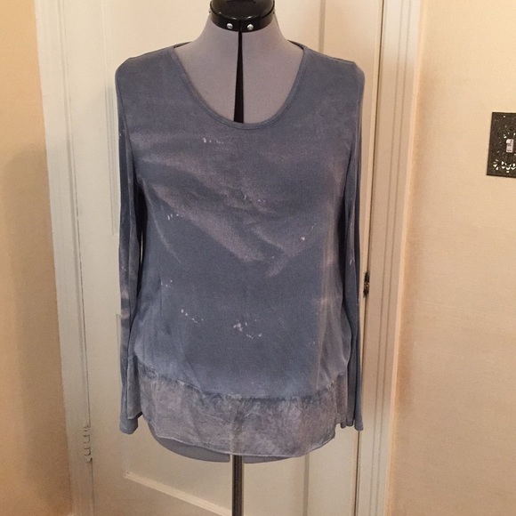 Tempo Paris Tops - Tempo Paris Distressed Look Top
